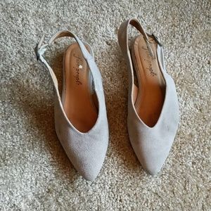 Suede flats